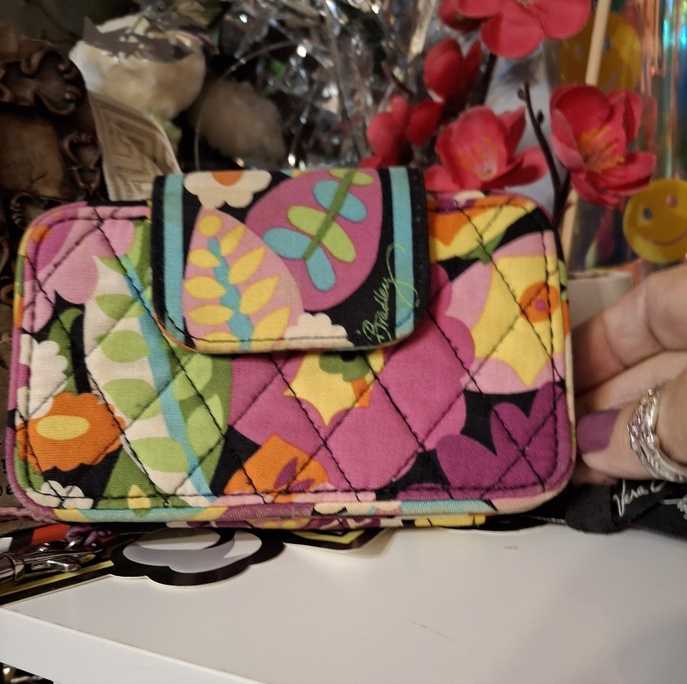 Vera Bradley floral colorful wallet wristlet